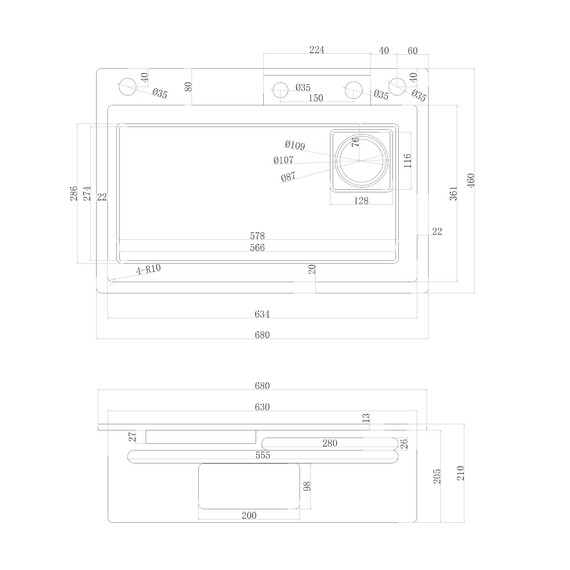 Кухонная мойка Abber Wasser Kreis AF2194, Цвет производителя: хром фото 3