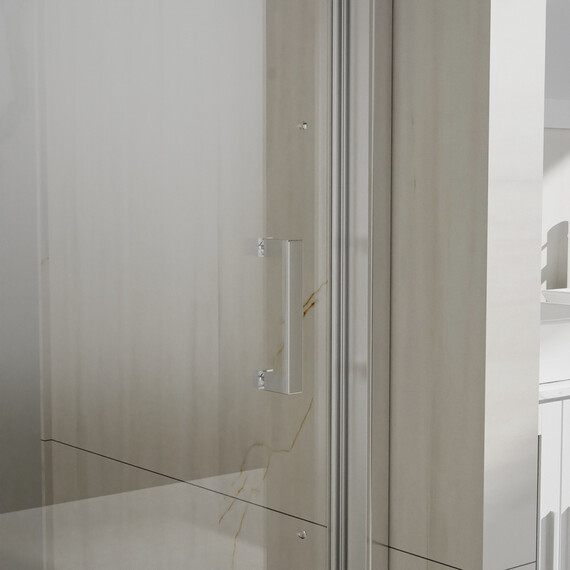 Душевая дверь Azario BERN 170 см AZ-733-170-CH-CL, хром/прозрачное фото 6