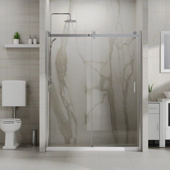 Душевая дверь Azario BERN 170 см AZ-733-170-CH-CL, хром/прозрачное фото 2