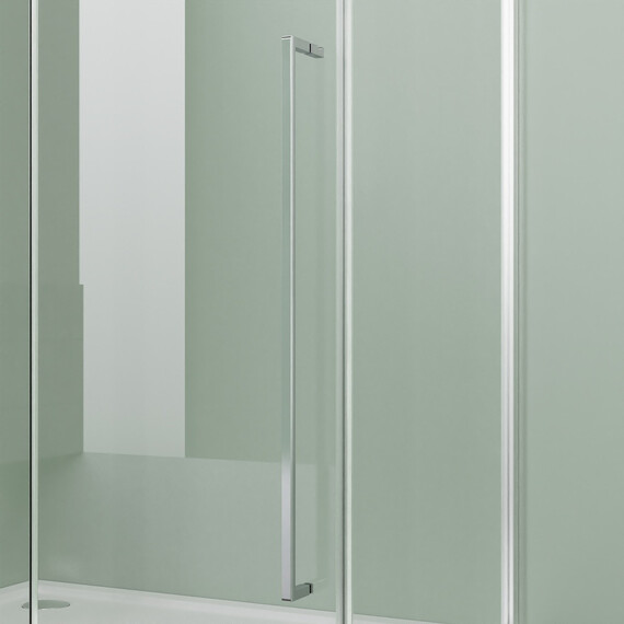 Душевое ограждение Azario MALE 120х90 см AZ-J50-12090-BGL-CL, золото брашированное/прозрачное фото 3