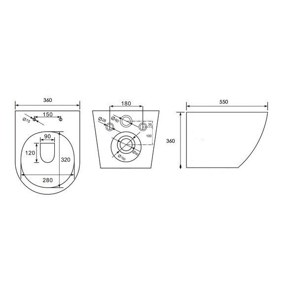 Унитаз подвесной безободковый Abber Bequem AC1103 с крышкой микролифт, белый, Цвет производителя: белый фото 19