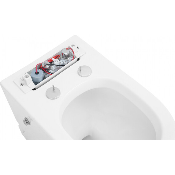 Унитаз приставной безободковый импульсный Abber Bequem AC1115P с крышкой микролифт (выпуск горизонтальный) фото 19