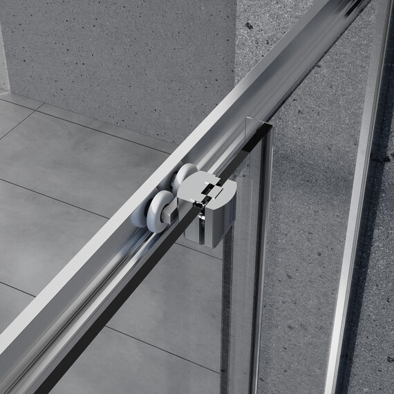 Душевое ограждение Azario VIENNA 90х90 см AZ-R36-90-BGL-CL, золото брашированное/прозрачное фото 6