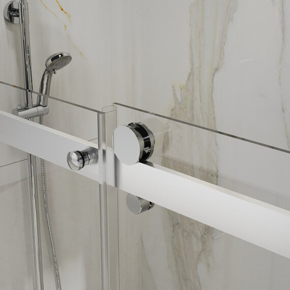 Душевая дверь Azario BERN 170 см AZ-733-170-MGR-CL, графит матовый/прозрачное фото 6