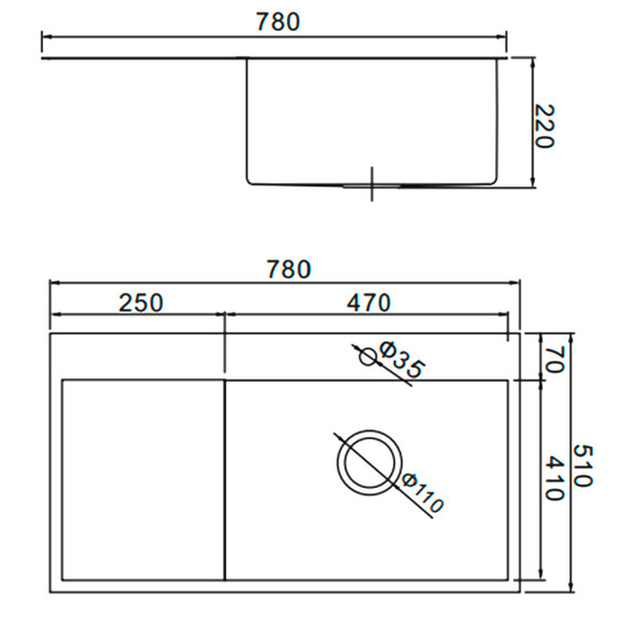 Кухонная мойка Gerhans K37851G-R 1 мм, золото, Цвет производителя: золото фото 2