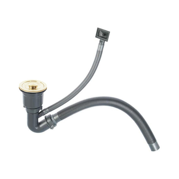 Кухонная мойка Gerhans K37851G-R 1 мм, золото, Цвет производителя: золото фото 8