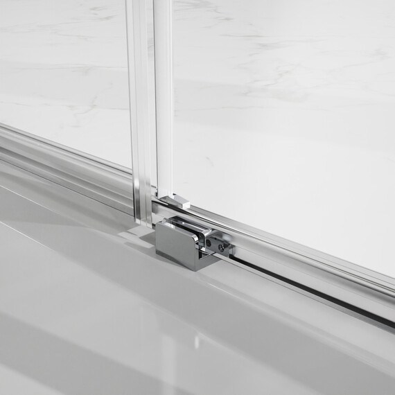 Душевое ограждение Azario SHANGHAI 90x90 см AZ-R43-90-BGL-CL, золото брашированное/прозрачное фото 5