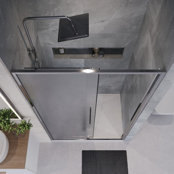 Душевая дверь Niagara Nova 130 см NG-65-13CH, хром/шиншилла фото 6