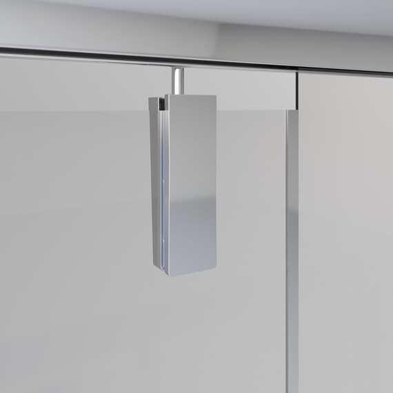 Душевая дверь Niagara Nova 80 см NG-83-8AB, черный матовый/прозрачное фото 4