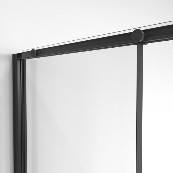 Душевая дверь Niagara Nova 130 см NG-84-13AB, чёрный матовый/прозрачное фото 7