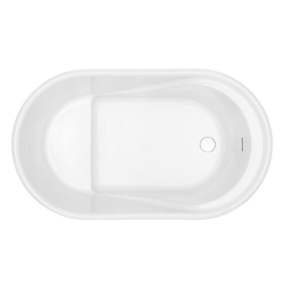 Ванна отдельностоящая сидячая Abber AB9277 130x75 см фото 10