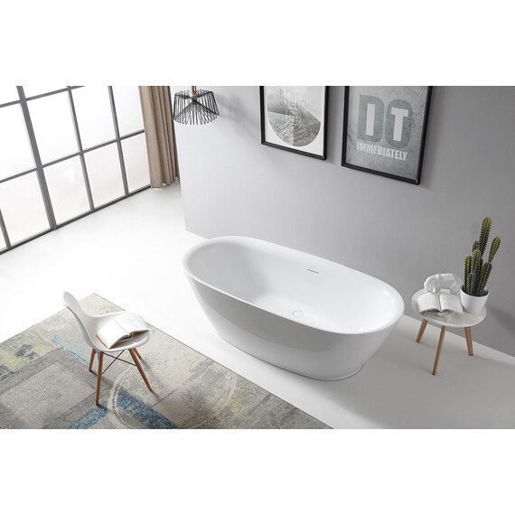 Ванна отдельностоящая Abber AB9205 180x84 см фото 8