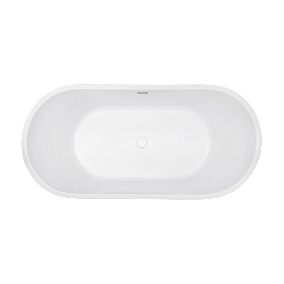 Ванна отдельностоящая Abber AB9209MB 170x80 см, черный матовый фото 11