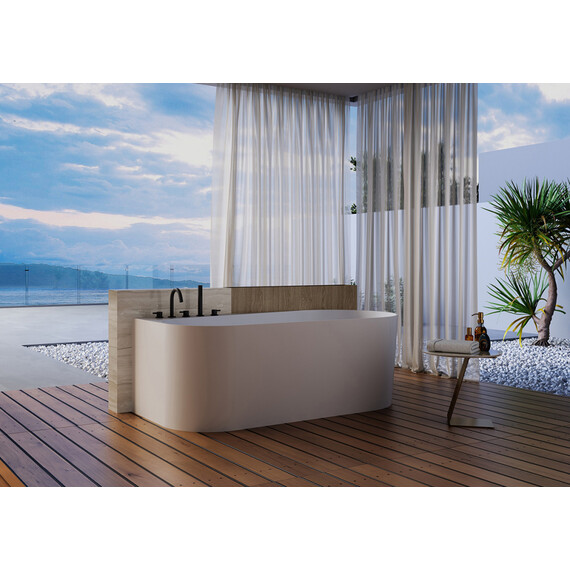 Ванна акриловая Abber AB9496-1.5 L 150x75 см фото 9