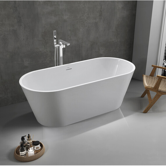 Ванна отдельностоящая Abber AB9320-1.6 160x75 см, Размер - мм: 1600x750 фото 9