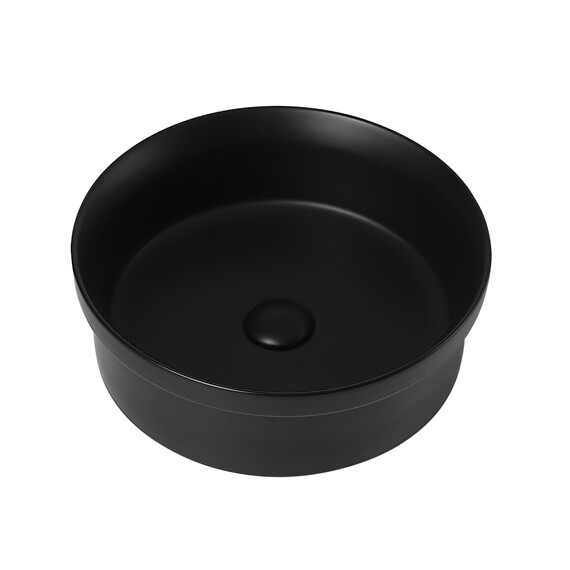 Раковина-чаша Abber Bequem 40 см AC2103MB, черный матовый фото 2