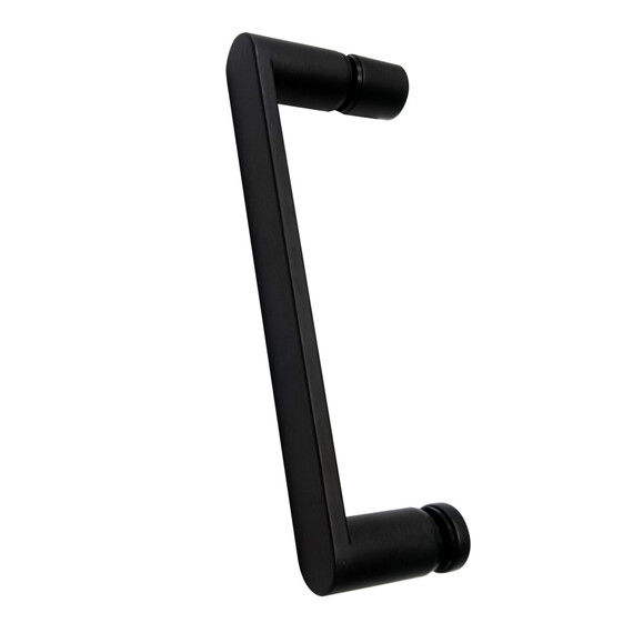 Душевая дверь Abber Zart 120 см AG08120B, черный/прозрачное фото 3