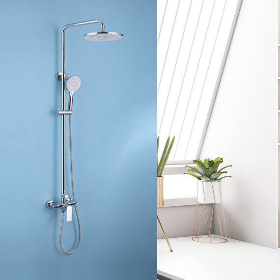 Душевая стойка Abber Weiss Insel AF8020, Цвет производителя: хром фото 2