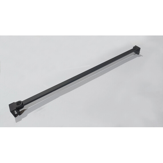 Душевая дверь Abber Zart 120 см AG08120B, черный/прозрачное фото 4