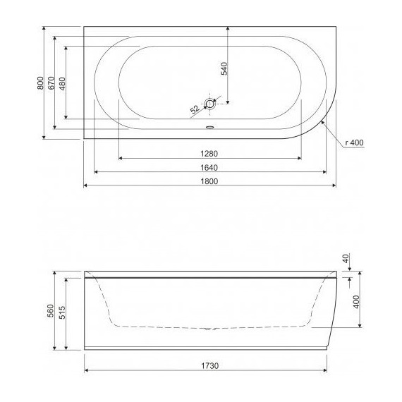 Ванна акриловая Cezares Metauro Corner L 180x80 см METAURO CORNER-180-80-40-L - 6 Ванна акриловая Cezares Metauro Corner L 180x80 см METAURO CORNER-180-80-40-L фото 6
