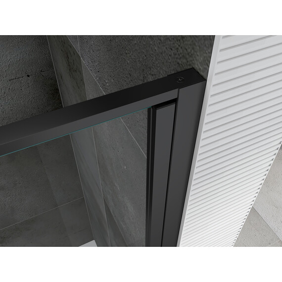 Душевое ограждение Abber Sonnenstrand 80х100 см AG04080B-S100B, черный/прозрачное фото 5