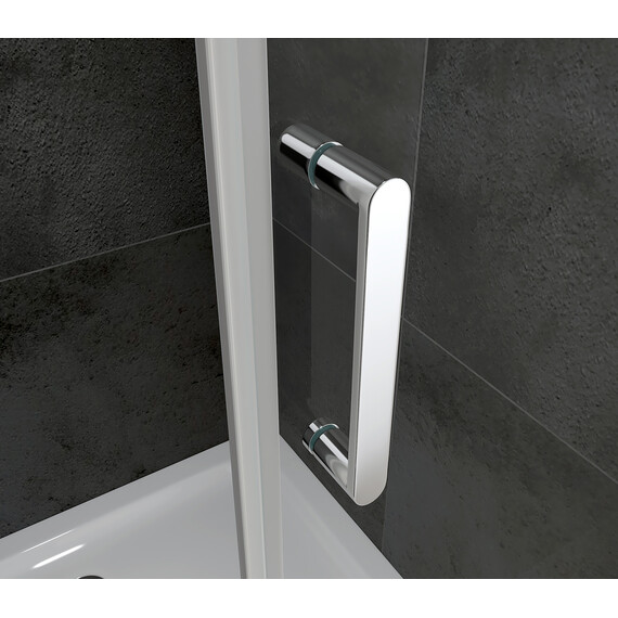 Душевое ограждение Abber Sonnenstrand 80х70 см AG04080-S70, хром/прозрачное фото 6