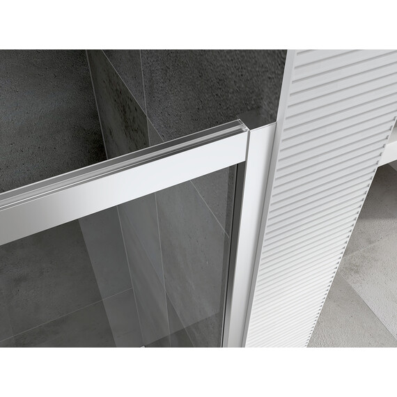 Душевое ограждение Abber Schwarzer Diamant 130х70 см AG30130H-S70-S70, хром/прозрачное фото 8