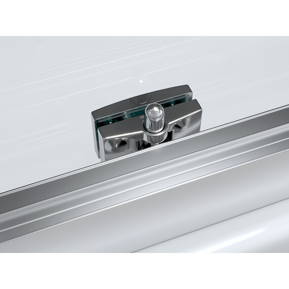 Душевое ограждение Abber Schwarzer Diamant 140х100 см AG30140H-S100-S100, хром/прозрачное фото 6