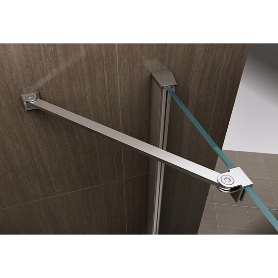 Душевое ограждение Abber Zart 90х80 см AG08090-S81, хром/прозрачное фото 5