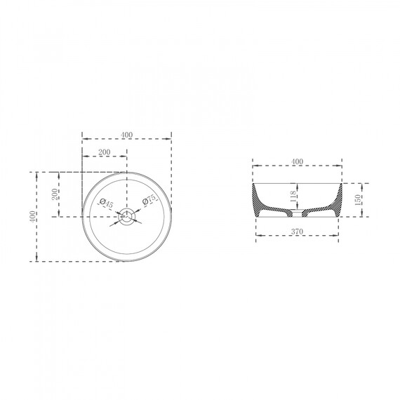 Раковина-чаша прозрачная Abber Kristall 40 см AT2804Opal, красный фото 4