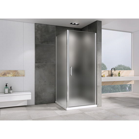 Душевое ограждение Abber Sonnenstrand 70x90 см AG04070M-S90M, хром/матовое фото 2