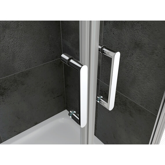Душевое ограждение Abber Sonnenstrand 100x75 см AG04100C-S75, хром/прозрачное фото 5