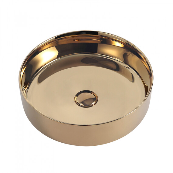 Раковина-чаша Abber Bequem 40 см AC2109GG, золото фото 3