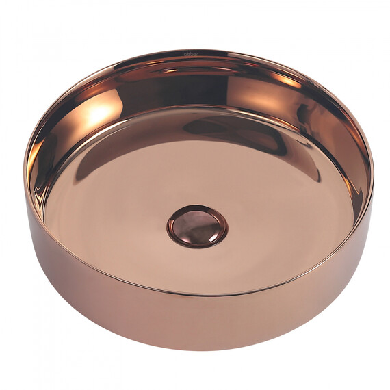 Раковина-чаша Abber Bequem 40 см AC2109RG, розовое золото фото 3