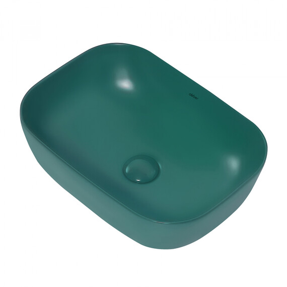 Раковина-чаша Abber Rechteck 46 см AC2200MBG, темно-зеленый матовый фото 2