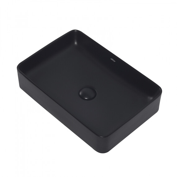 Раковина-чаша Abber Rechteck 51 см AC2207MB, черный матовый фото 2