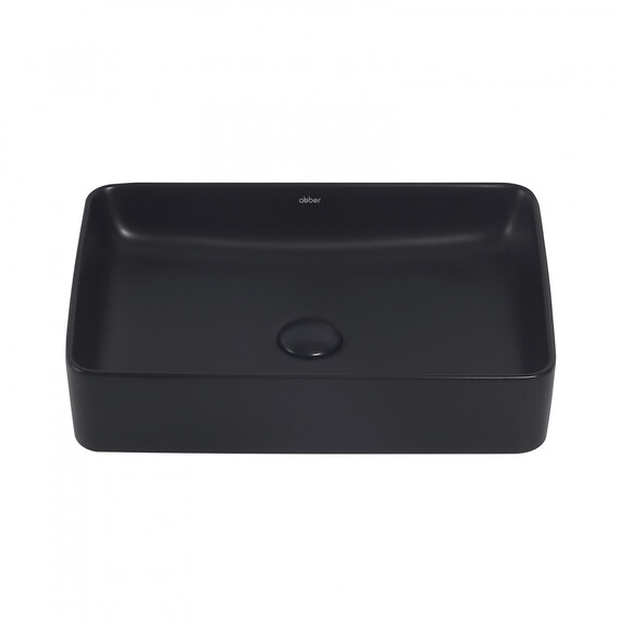 Раковина-чаша Abber Rechteck 51 см AC2207MB, черный матовый фото 3
