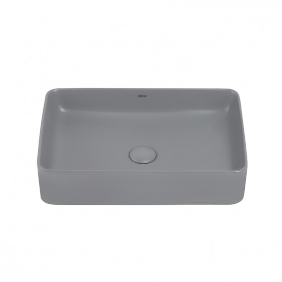 Раковина-чаша Abber Rechteck 51 см AC2207MG, серый матовый фото 2