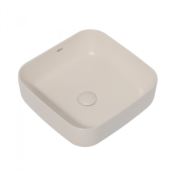 Раковина-чаша Abber Rechteck 38 см AC2211MBE, светло-бежевый матовый фото 4