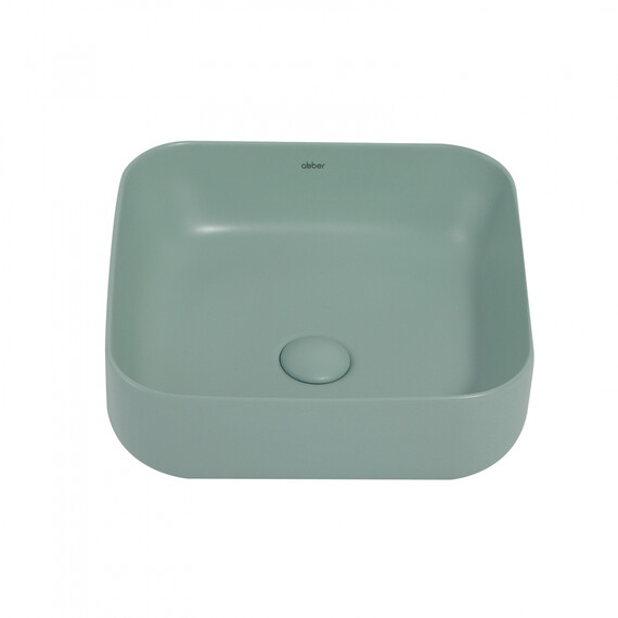 Раковина-чаша Abber Rechteck 38 см AC2211MCG, светло-зеленый матовый фото 2