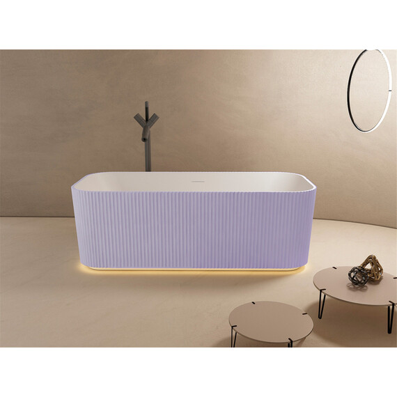 Ванна отдельностоящая Abber Stein 170x75 см AS9663Violett, фиолетовый фото 9