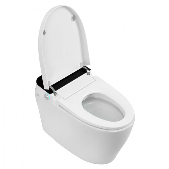 Унитаз-биде приставной электронный с импульсным смывом Abber Bequem AC1116S с крышкой микролифт фото 17