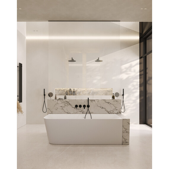 Ванна каменная Abber Stein 170x75 см AS9621-1.7 R фото 9