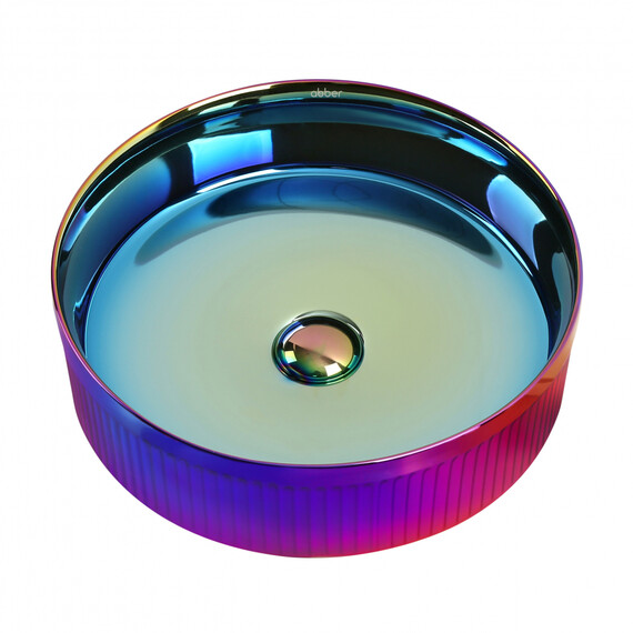 Раковина-чаша Abber Bequem 40 см AC2114Regen, хамелеон фото 5