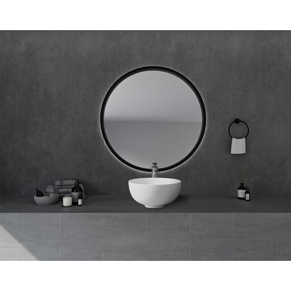 Раковина-чаша Abber Stein 40 см AS2617, белый матовый фото 2