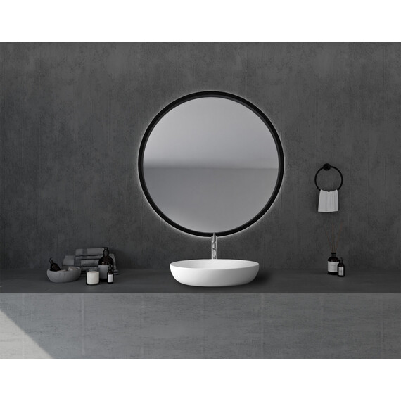 Раковина-чаша Abber Stein 60 см AS2619, белый матовый фото 2