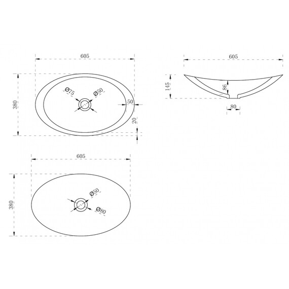 Раковина-чаша прозрачная Abber Kristall 60 см AT2808Emerald, зеленый фото 5