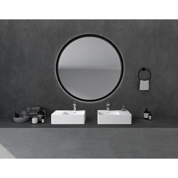 Раковина подвесная Abber Stein 56 см AS2644 R, белый матовый фото 3