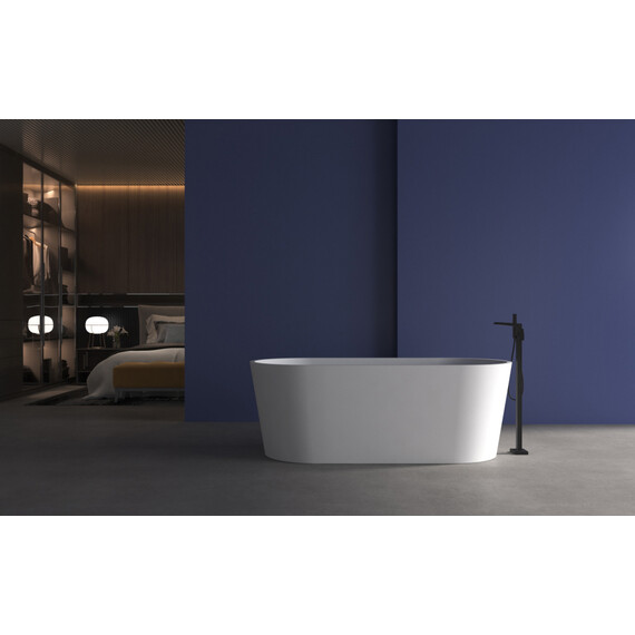 Ванна акриловая Abber 170x80 см AB9209MW, белый матовый фото 8