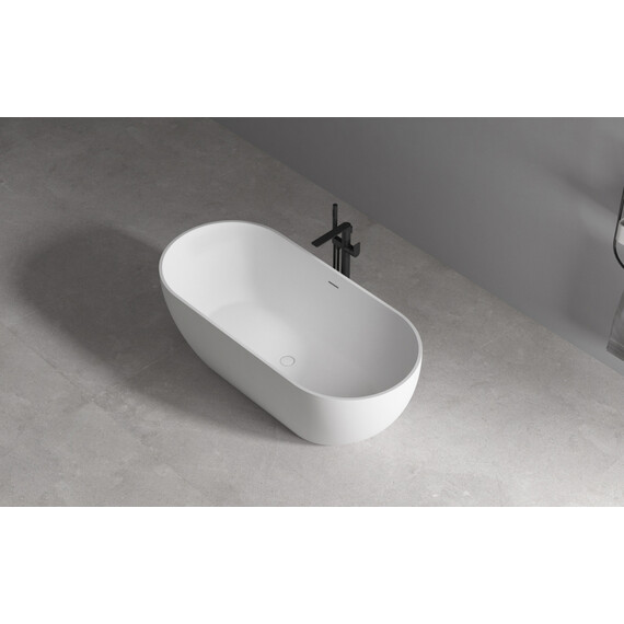 Ванна отдельностоящая Abber 172x79 см AB9241MW, белый матовый фото 9